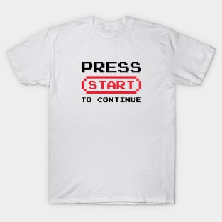 Press Start to Continue T-Shirt